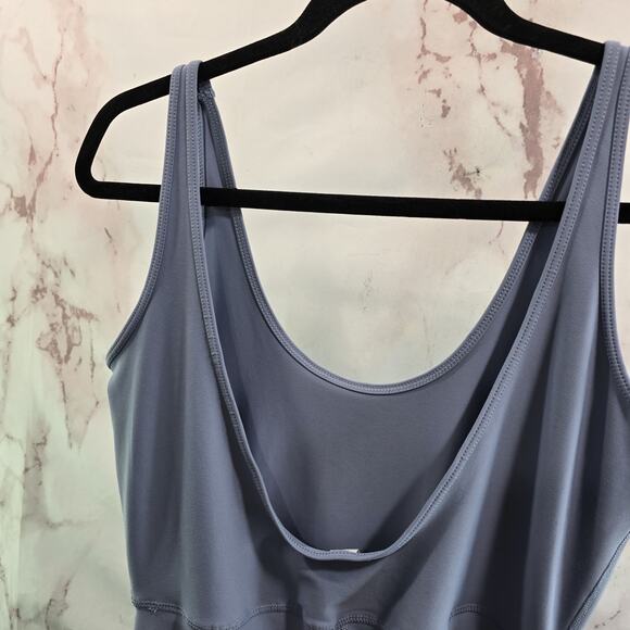 Old Navy Jumpsuit Womens Large Light Blue Tank Active Power Soft Go Dry Crop - Picture 6 of 10